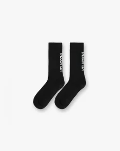 Represent Logo Socks - Jet Black> Socks