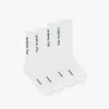 Represent Logo Socks 2 Pack - Flat White Forest Green> Socks