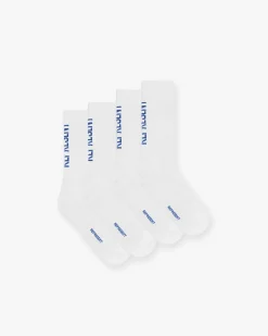 Represent Logo Socks 2 Pack - Flat White Mid Blue> Socks