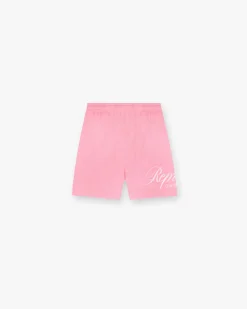 Represent Owners Club Script Mesh Shorts -> Shorts