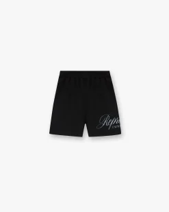 Represent Owners Club Script Mesh Shorts -> Shorts