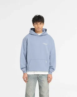 Represent Owners Club Script Hoodie - Dusty Blue><noscript><img width=