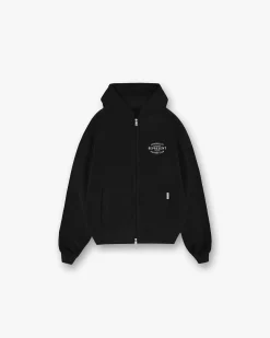 Represent Owners Club Stamp Zip Up Hoodie - Jet Black> Hoodies