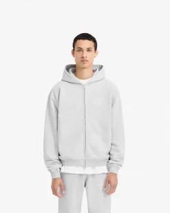 Represent Owners Club Stamp Zip Up Hoodie - Ash Grey><noscript><img width=