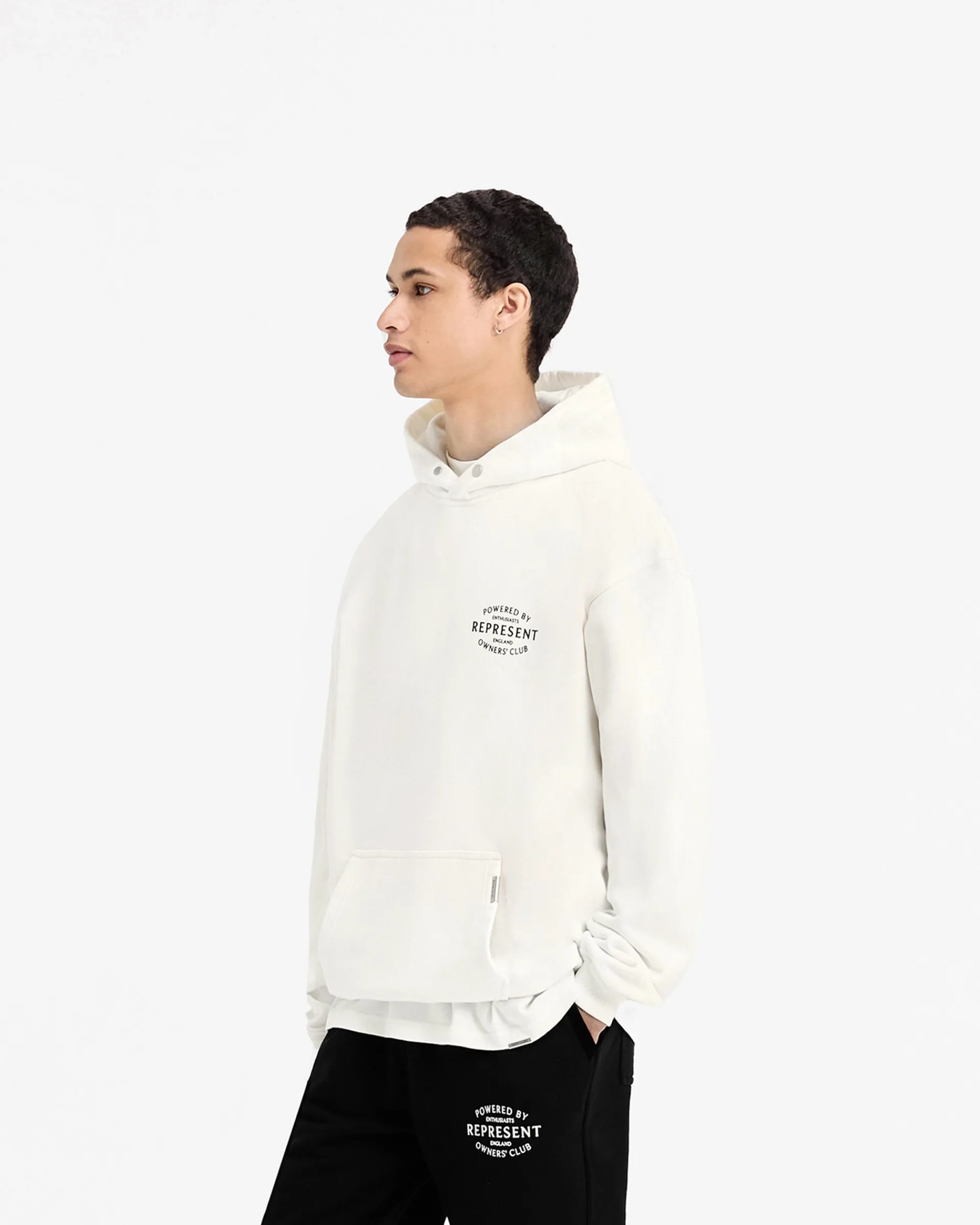 Represent Owners Club Stamp Hoodie - Flat White> Hoodies
