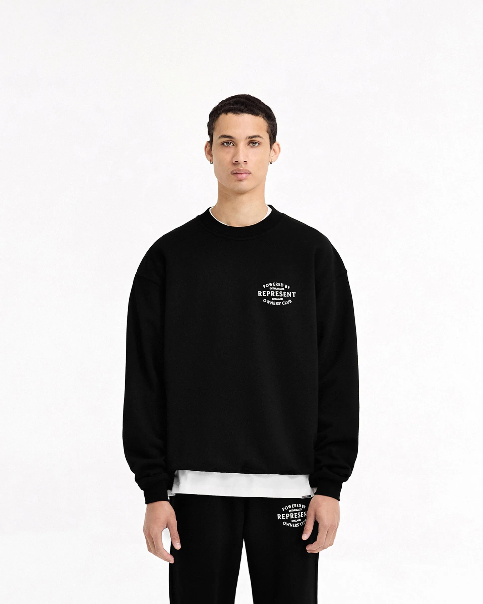 Represent Owners Club Stamp Sweater - Jet Black> Sweaters