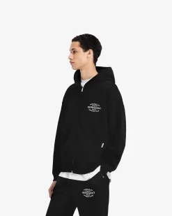 Represent Owners Club Stamp Zip Up Hoodie - Jet Black><noscript><img width=