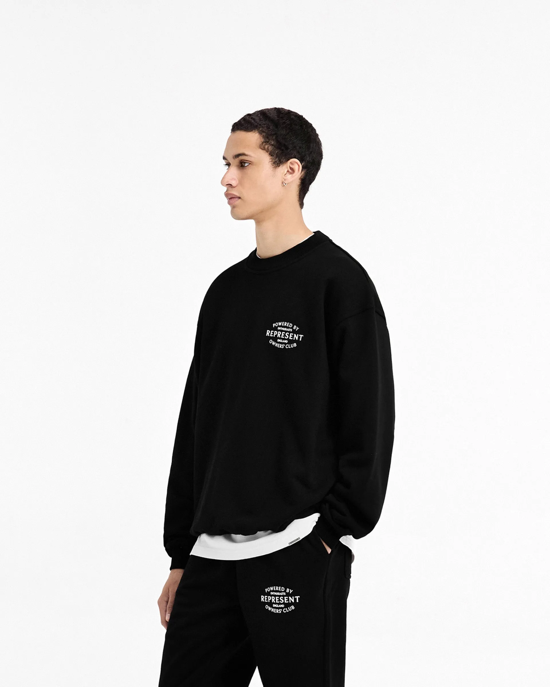 Represent Owners Club Stamp Sweater - Jet Black> Sweaters