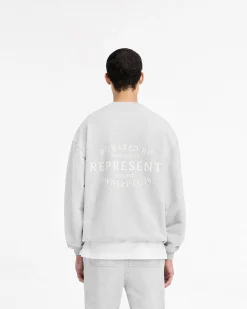 Represent Owners Club Stamp Sweater - Ash Grey><noscript><img width=