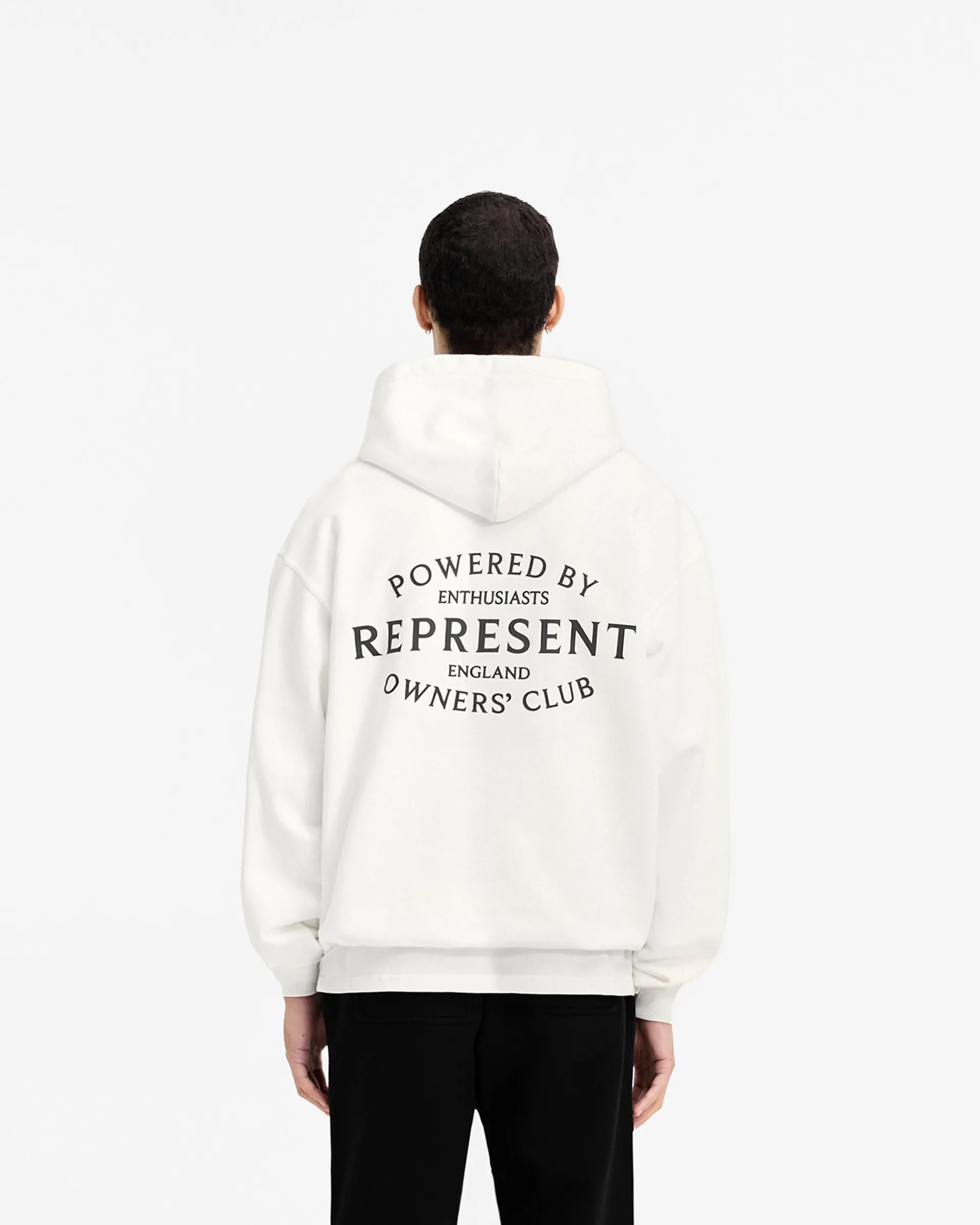 Represent Owners Club Stamp Hoodie - Flat White> Hoodies