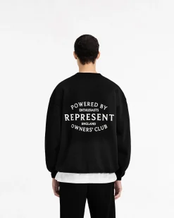 Represent Owners Club Stamp Sweater - Jet Black><noscript><img width=