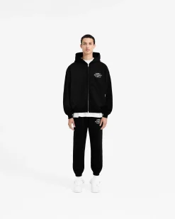 Represent Owners Club Stamp Zip Up Hoodie - Jet Black><noscript><img width=