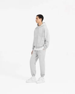 Represent Owners Club Stamp Zip Up Hoodie - Ash Grey><noscript><img width=
