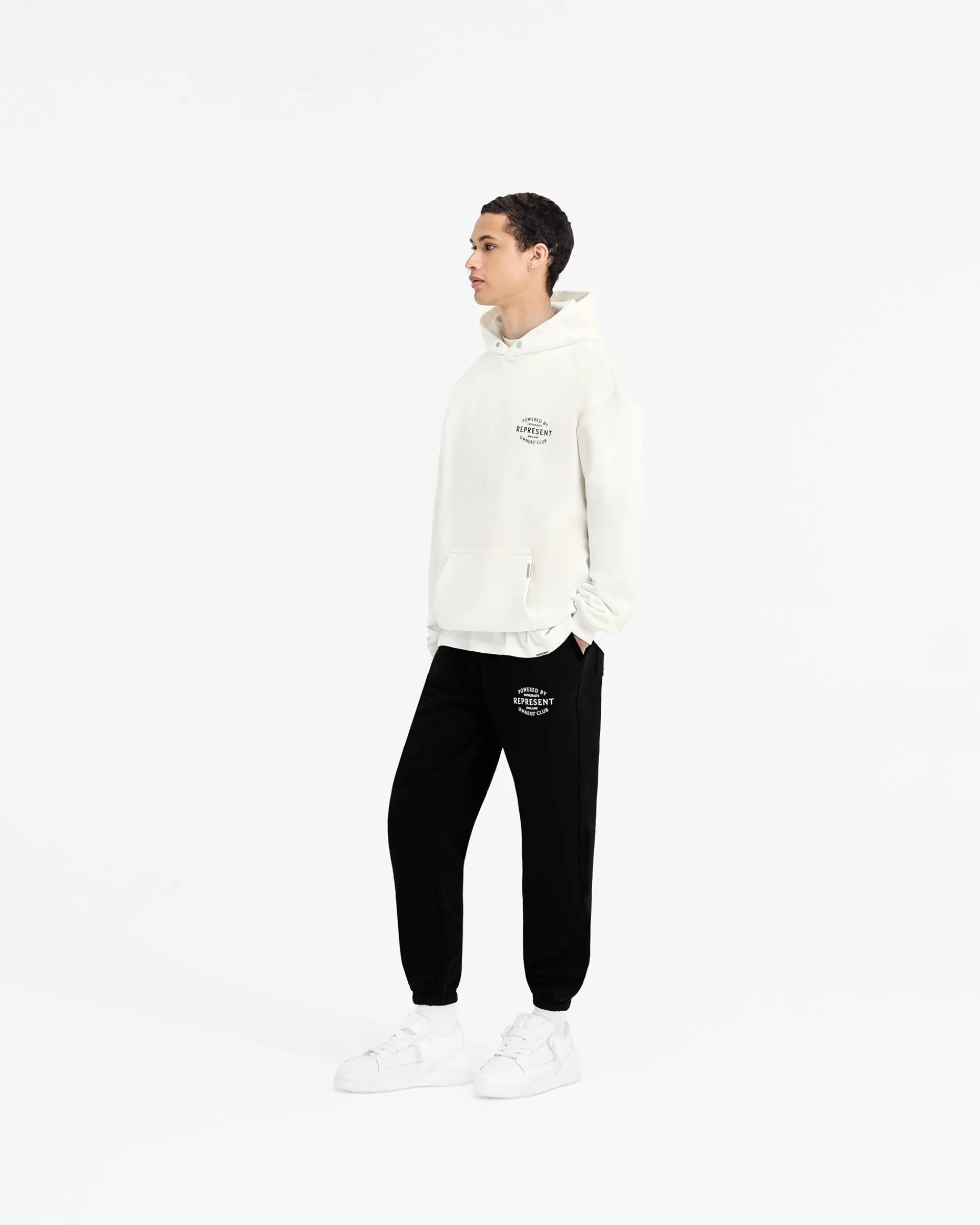 Represent Owners Club Stamp Hoodie - Flat White> Hoodies