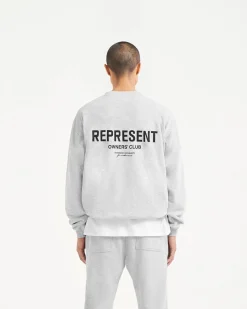 Represent Owners Club Sweater - Ash Grey><noscript><img width=