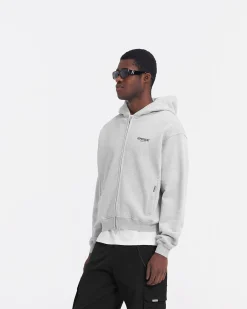 Represent Owners Club Zip Hoodie - Ash Grey><noscript><img width=