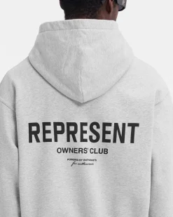 Represent Owners Club Zip Hoodie - Ash Grey><noscript><img width=