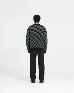 Represent X Belstaff Checkerboard Knit Sweater -><noscript><img width=