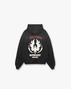 Represent X Belstaff Flame Phoenix Hoodie -> Hoodies