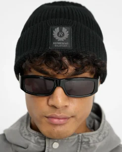 Represent X Belstaff Patch Beanie -><noscript><img width=