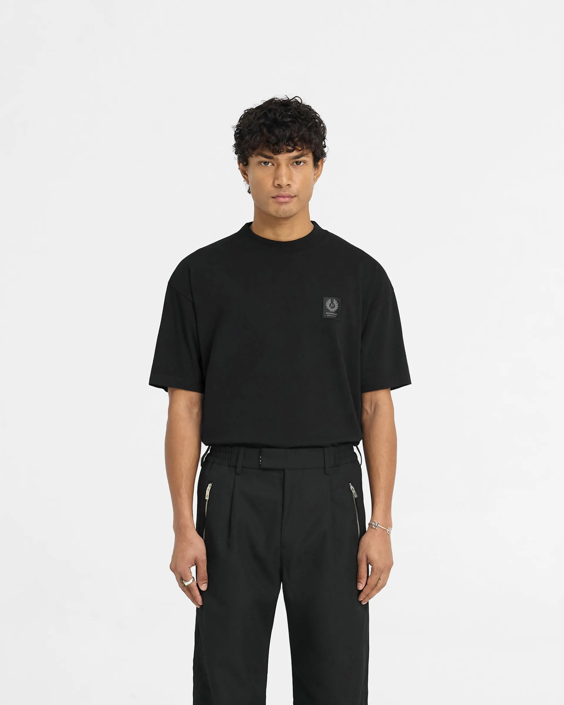 Represent X Belstaff Patch T-Shirt -> T-Shirts