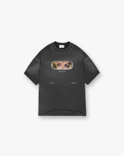 Represent X Duke + Dexter Rearview Mirror T-Shirt - Stained Black> T-Shirts