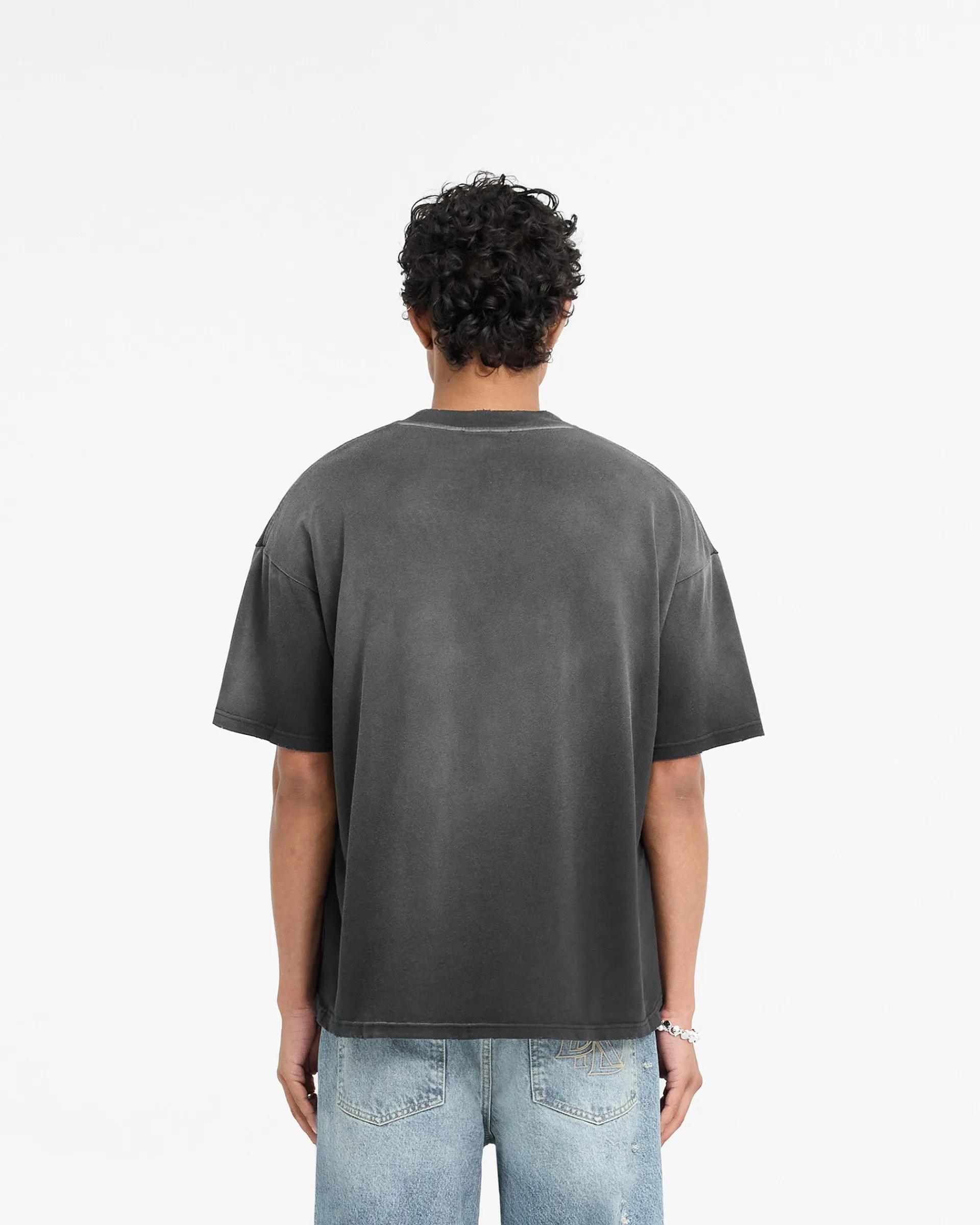 Represent X Duke + Dexter Rearview Mirror T-Shirt - Stained Black> T-Shirts