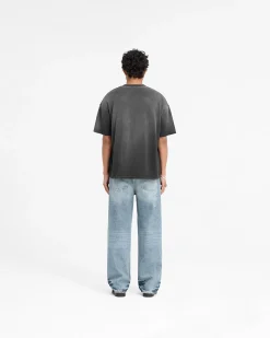 Represent X Duke + Dexter Rearview Mirror T-Shirt - Stained Black><noscript><img width=