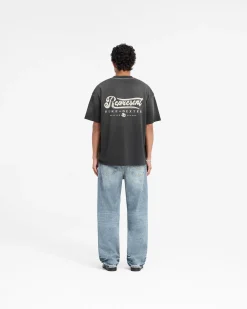 Represent X Duke + Dexter British Luxury T-Shirt - Stained Black><noscript><img width=