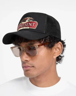 Represent X End Eagle Trucker Cap - Jet Black><noscript><img width=
