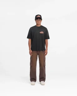 Represent X End Eagles T-Shirt - Stained Black><noscript><img width=