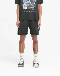 Represent X Feature Sweat Shorts - Stained Black><noscript><img width=