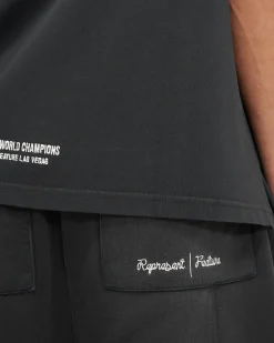 Represent X Feature Sweat Shorts - Stained Black><noscript><img width=