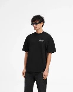 Represent X Harrods Bear Owners Club T-Shirt - Jet Black><noscript><img width=