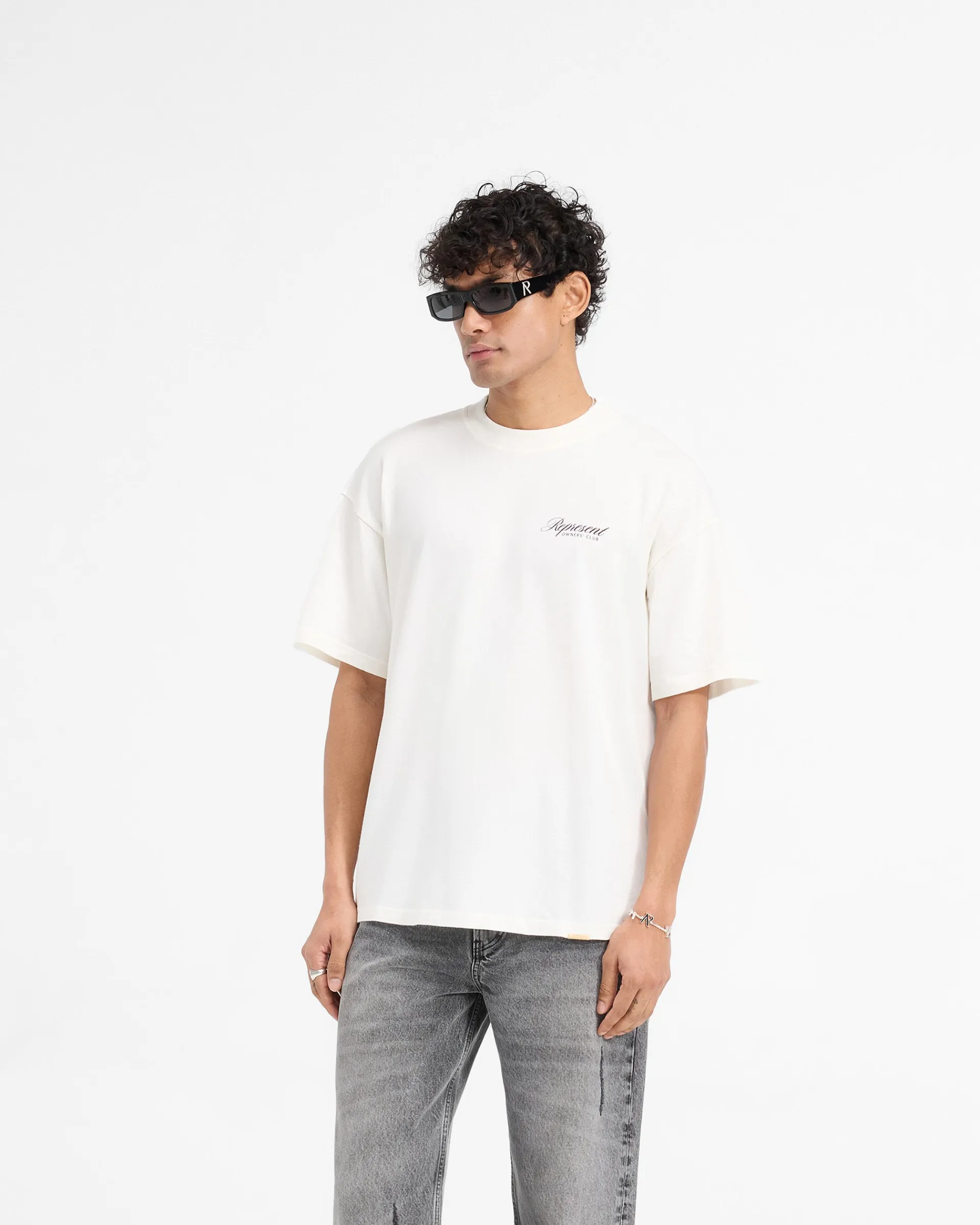 Represent X Harrods Bear Owners Club T-Shirt - Flat White> T-Shirts