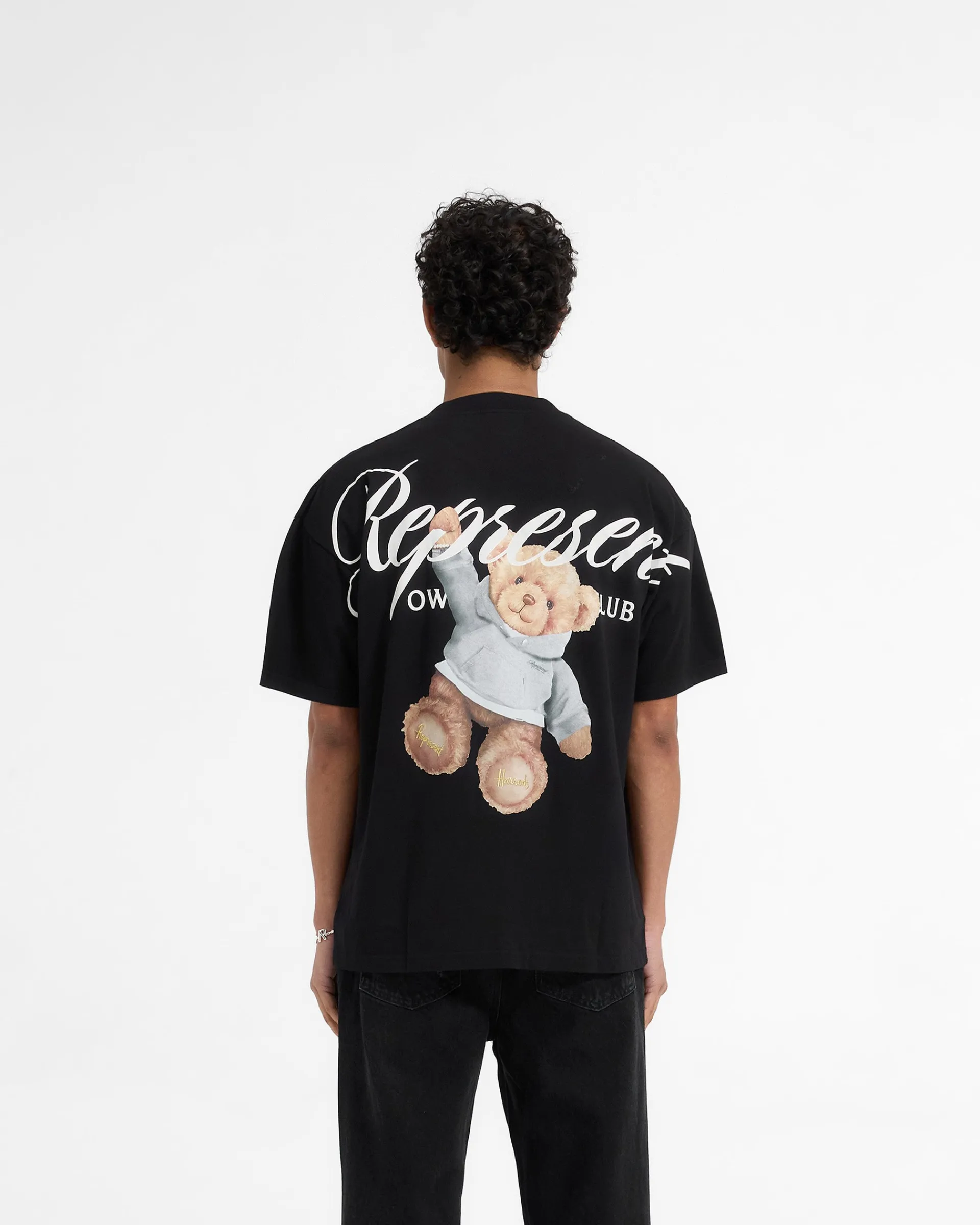 Represent X Harrods Bear Owners Club T-Shirt - Jet Black> T-Shirts