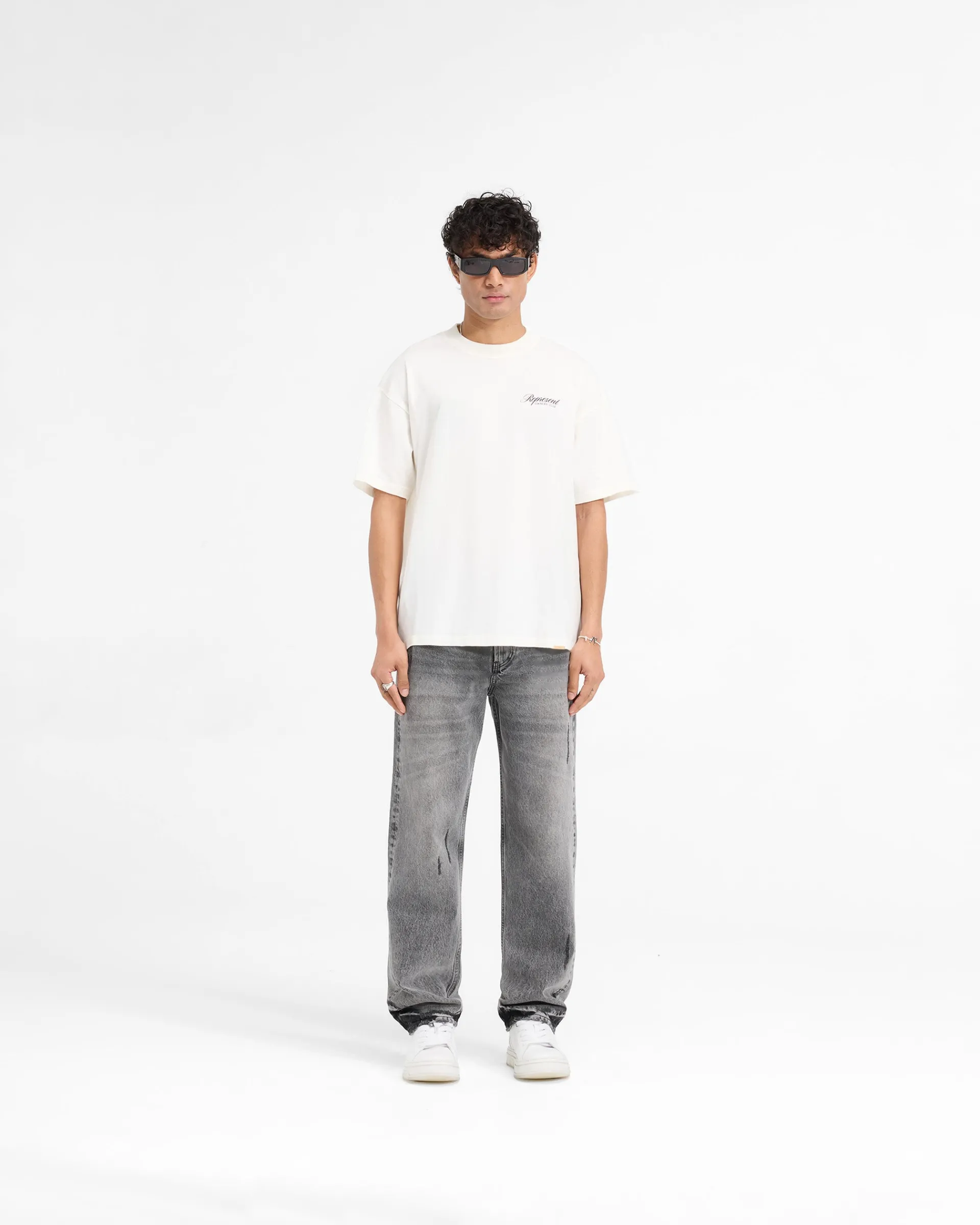 Represent X Harrods Bear Owners Club T-Shirt - Flat White> T-Shirts