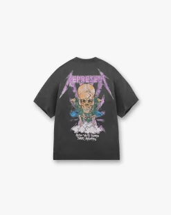 Represent X Metallica Justice T-Shirt - Stained Black> Represent X Metallica | T-Shirts