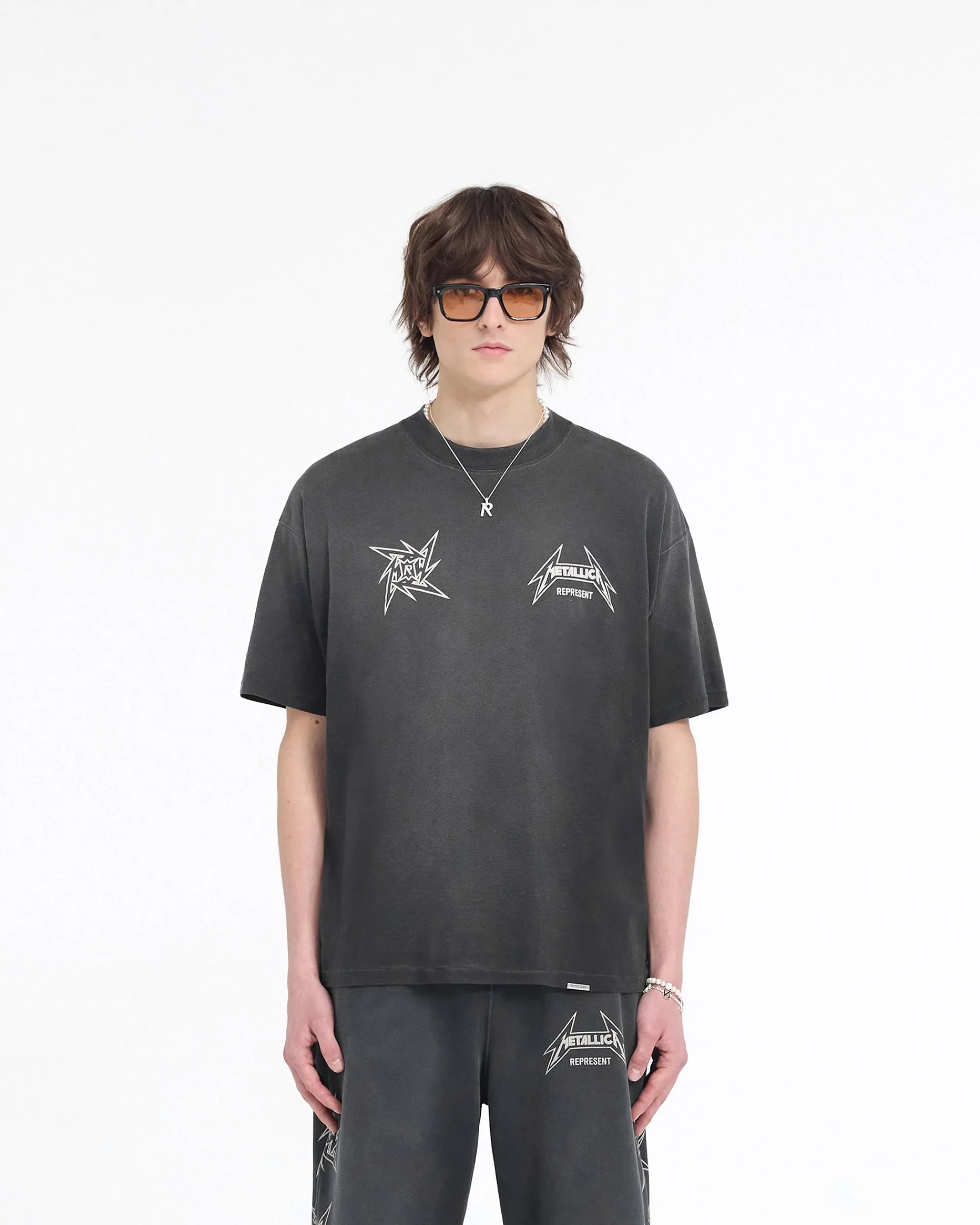 Represent X Metallica Local Crew T-Shirt - Stained Black> Represent X Metallica | T-Shirts