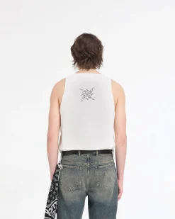 Represent X Metallica Local Crew Vest - Flat White><noscript><img width=