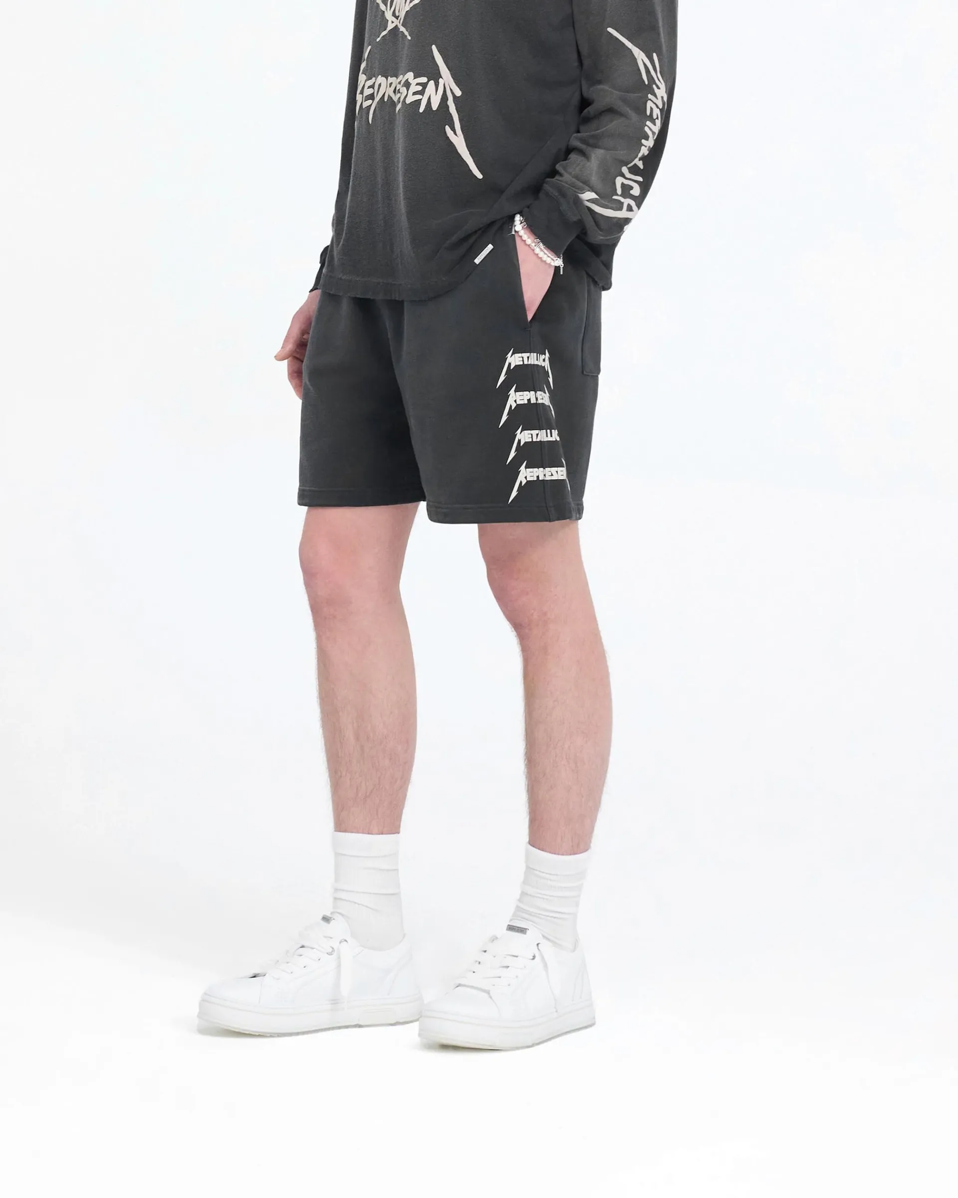 Represent X Metallica Local Crew Short - Stained Black> Represent X Metallica | Shorts