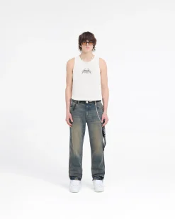 Represent X Metallica Local Crew Vest - Flat White><noscript><img width=