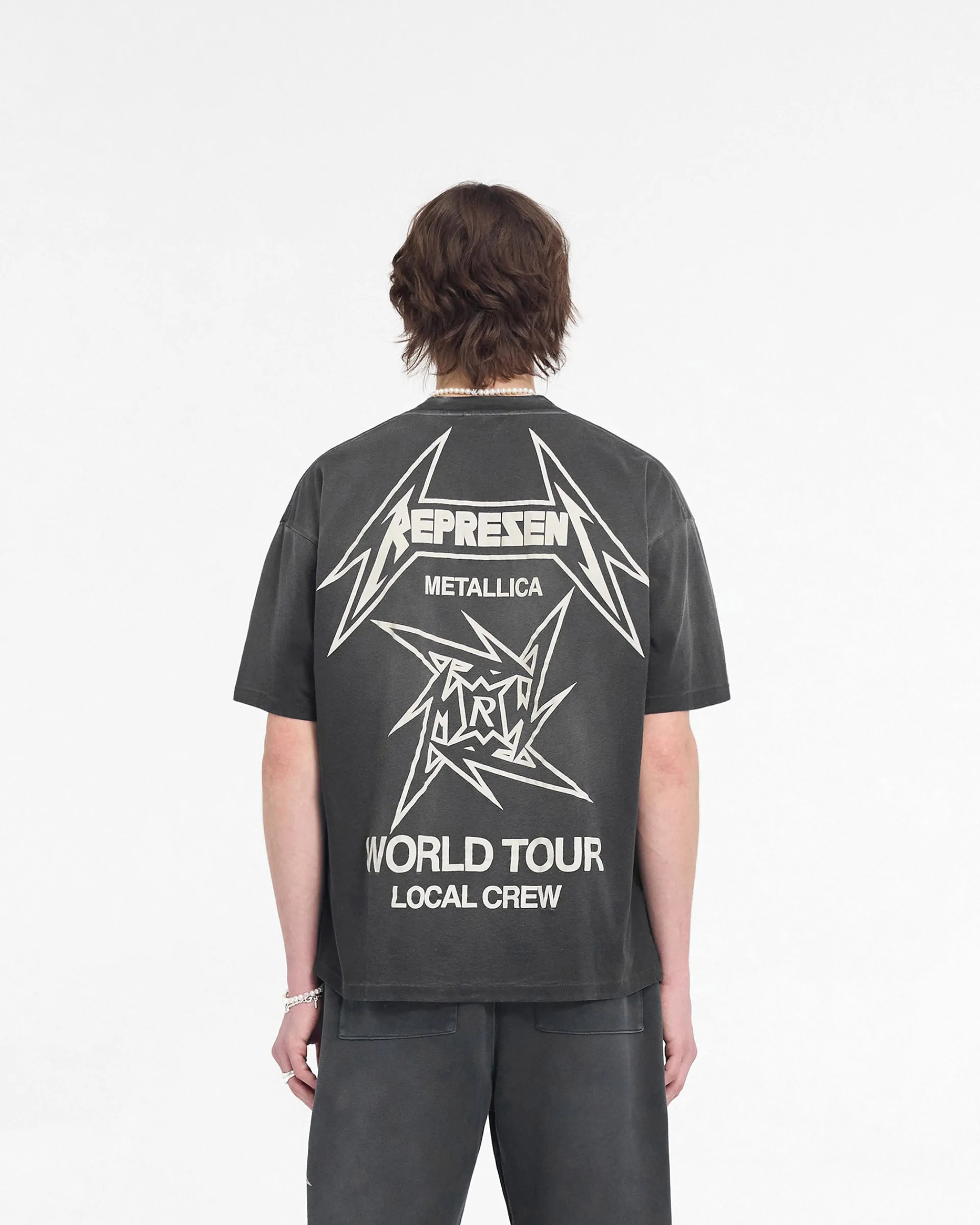 Represent X Metallica Local Crew T-Shirt - Stained Black> Represent X Metallica | T-Shirts