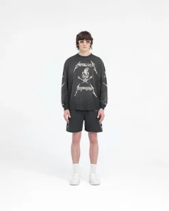 Represent X Metallica Local Crew Short - Stained Black><noscript><img width=