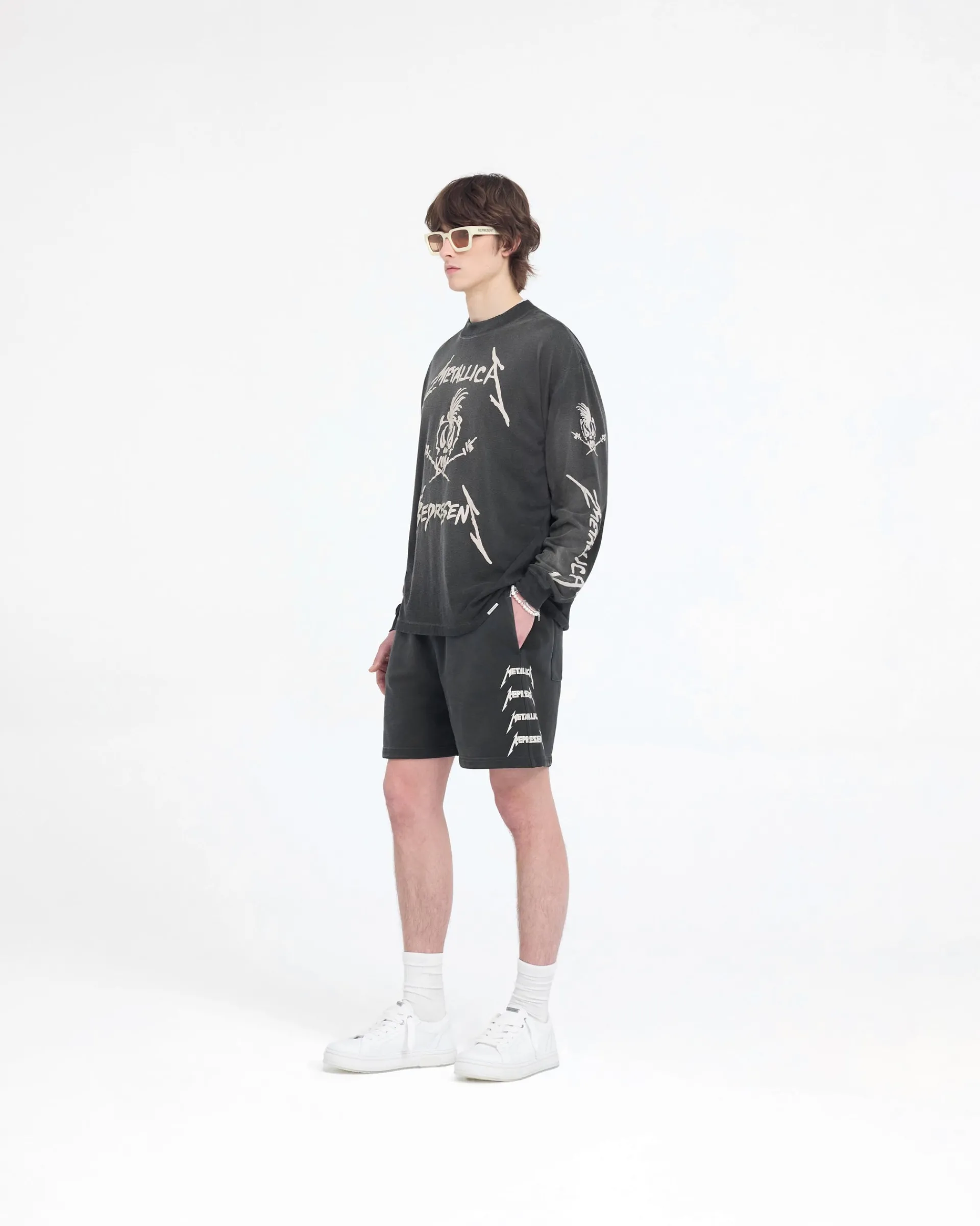 Represent X Metallica Local Crew Short - Stained Black> Represent X Metallica | Shorts