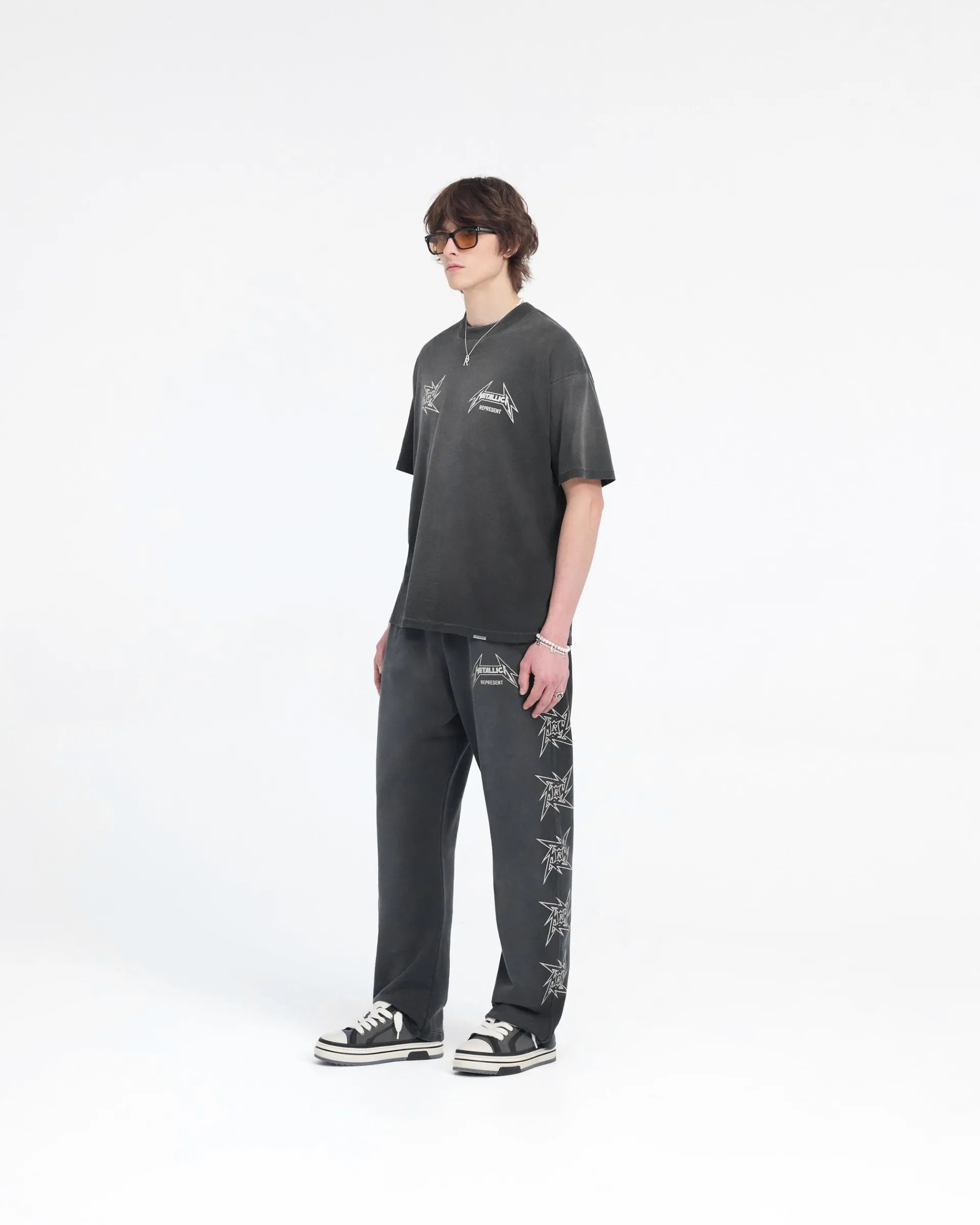 Represent X Metallica Local Crew T-Shirt - Stained Black> Represent X Metallica | T-Shirts