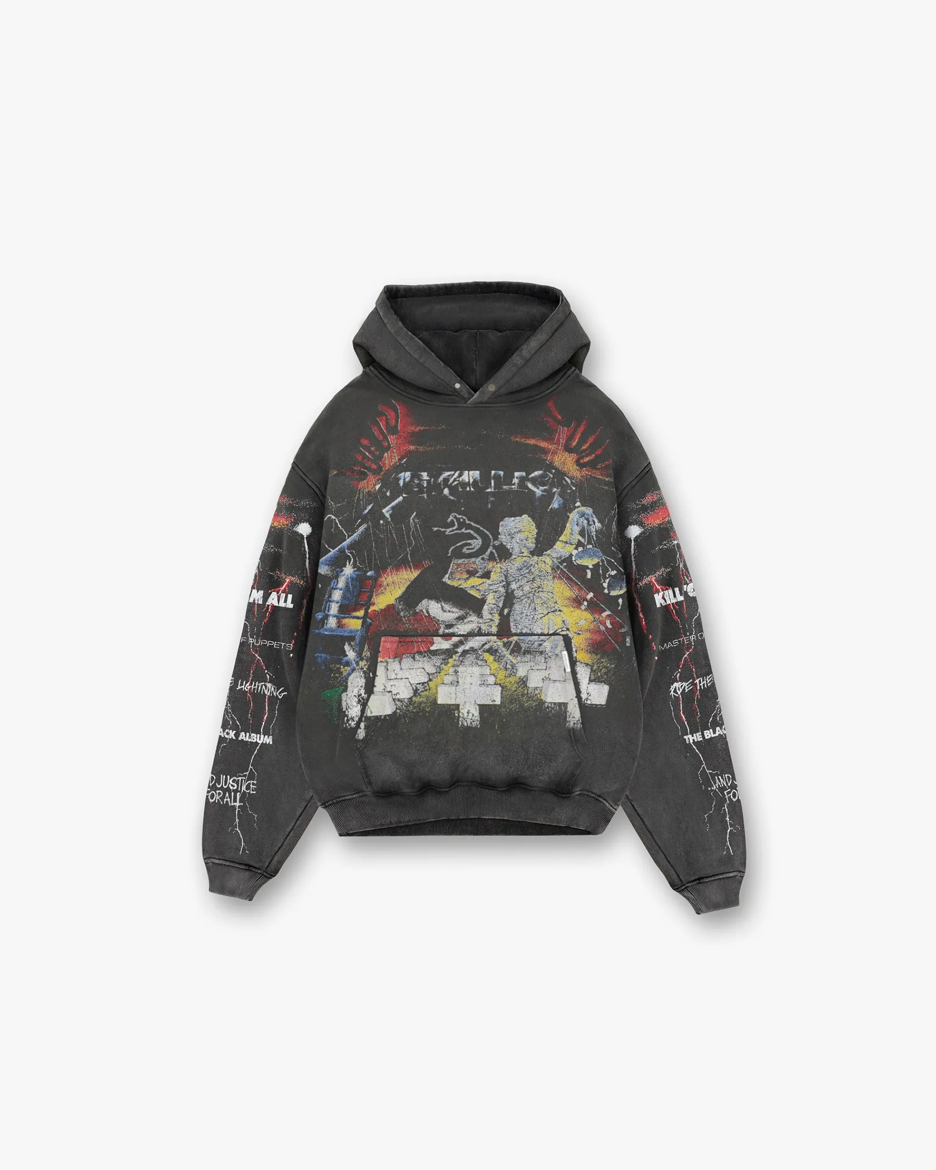 Represent X Metallica Master Of Puppets Hoodie - Vintage Grey> Represent X Metallica | Hoodies