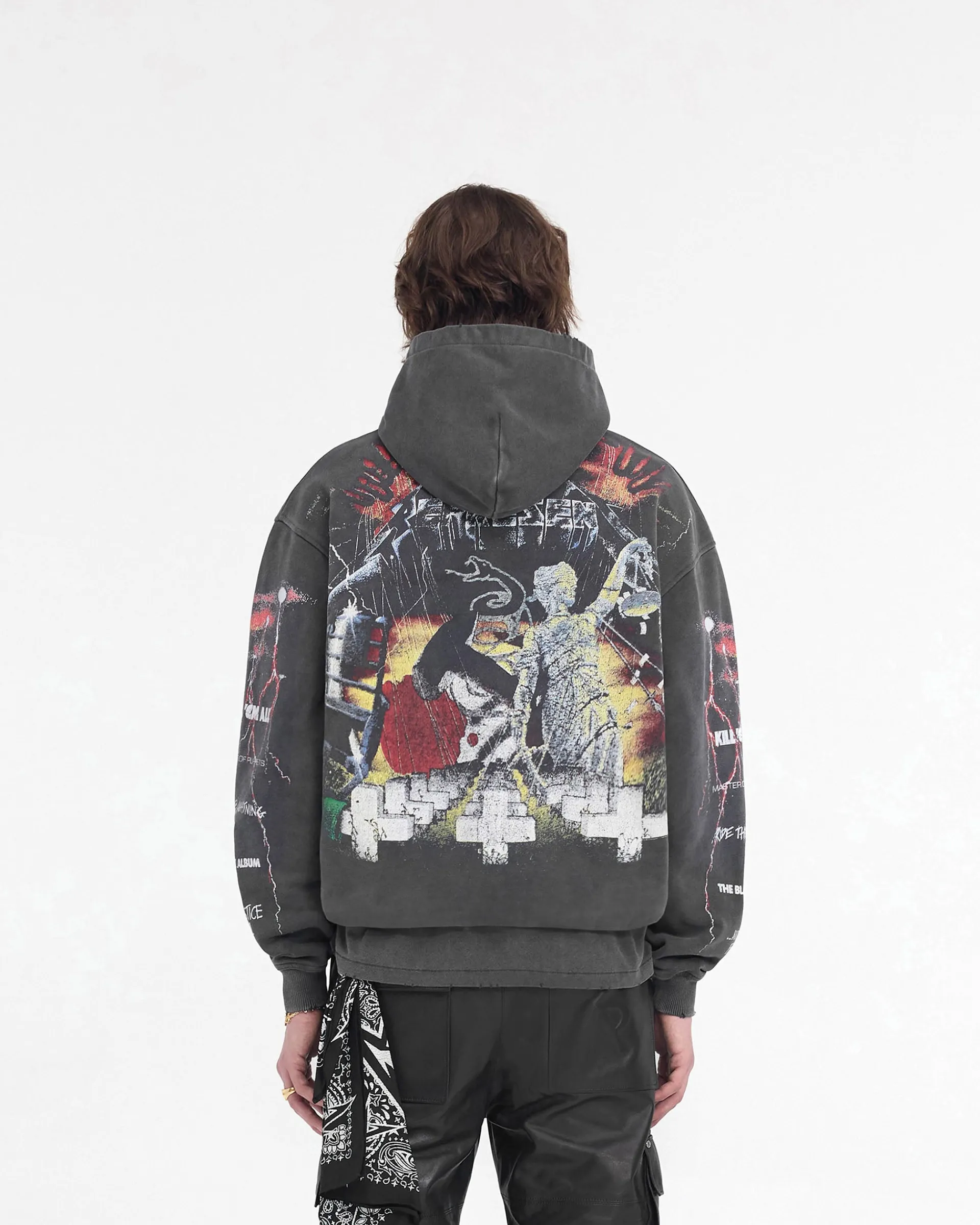 Represent X Metallica Master Of Puppets Hoodie - Vintage Grey> Represent X Metallica | Hoodies
