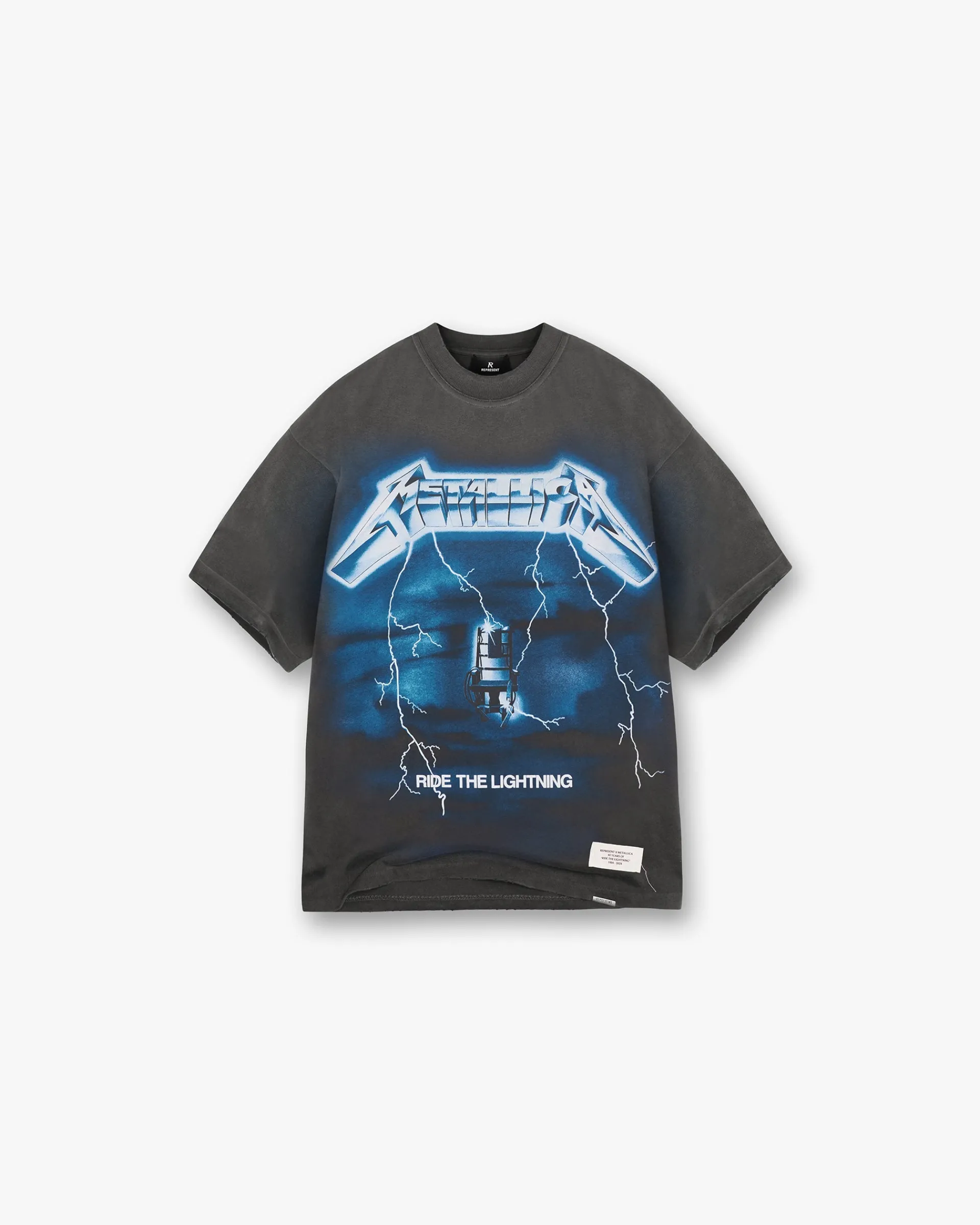 Represent X Metallica Ride The Lightning T-Shirt - Vintage Grey> Represent X Metallica | T-Shirts