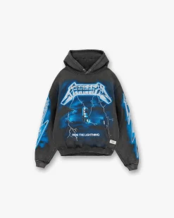 Represent X Metallica Ride The Lightning Hoodie - Vintage Grey> Represent X Metallica | Hoodies